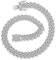 Yolev 14mm Kubanische Kette Cuban Link Chain Iced Out Kette Halskette mit Strass Besetzte Halskette Punk Hip Hop Schmuck Hip Hop Schmuck für Männer Frauen
