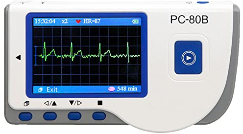 JinKeHong EKG-Gerät, tragbarer persönlicher Herzmonitor mit Datenspeicherung und automatischer intelligenter Analyse von Arrhythmien, zur Erkennung von unregelmäßigem Herzrhythmus