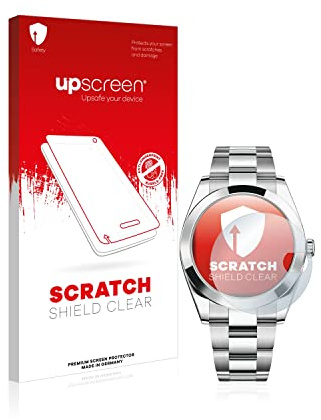 upscreen Schutzfolie für Rolex Datejust 41 | Transparenter Displayschutz Made in Germany Kristall-Klar Kratzschutz Anti-Fingerprint
