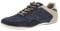 bugatti Herren Casual Sneaker mit Flexibler Sohle, Schnürschuh mit Memory Foam, Elastische Schnürsenkel, Dark Blue Blue, 40 EU