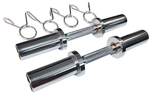 Olympic Kurzhantelstange 50mm - Verstellbare Dumbbell Bars für Hantelscheiben, gewichte hantel langhantel 16 Dumbbell Set Ideal für Home Gym & Krafttraining