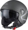Agrius Score Shield Open Face Motorcycle Helmet S Matt Black