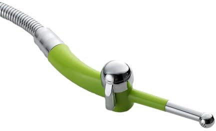 Popodusche Abs-Handgehaltene Tragbare Bidet-Düse Toiletten-Hochdruck-Bidet-Wc-Spritzpistolenspüler Grüner Schlauch