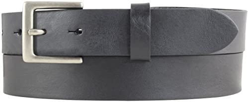 BELTINGER Damen-Gürtel aus Vollrindleder 3 cm | Leder-Gürtel für Damen 30mm | Chino-Gürtel mit Gürtelschließe in Altsilber