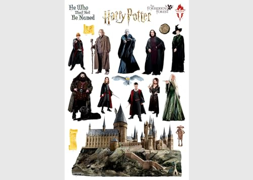 Harry Potter, adesivo da parete per cameretta dei bambini, decorazione da ragazza, di AG Design, 42,5 x 65 cm, ADK 1656
