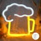 Gebiuhoo Scritte Neon Bar Birra Insegna Luminosa LED da Parete Insegna al Neon LED Aperto Luci Notturne USB Per Casa Decorazione Alimentata a Batteria o USB