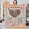 Gebiorty Geschenk für Mama Decke, Geschenk Geburtstag Mutter Geschenkideen Muttertag Geburtstagsgeschenk Muttertagsgeschenk Originelle, Kuscheldecke Mama Flauschig 150x200cm