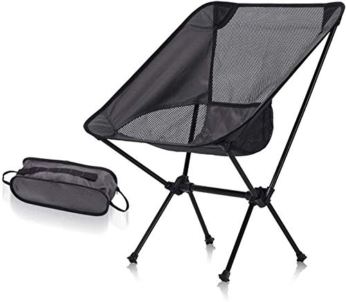 XIUKANGNB Liegestuhl für den Außenbereich, Strand-Liegestuhl, Ultraleicht, Camping-Schaukelstuhl, Sonnenliege, Gartenschaukel, klappbarer Liegesitz, Sling-Stuhl, Schwarz (Schwarz + A) Safehappy