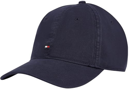 Tommy Hilfiger Herren Cap Flag Soft 6 Panel aus Baumwolle, Blau (Space Blue), Einheitsgröße