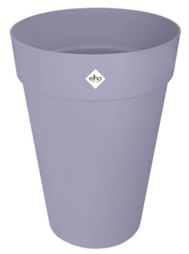 elho Loft Urban Rund Hoch 35 - Blumentopf für Außen - Ø 33.5 x H 45.3 cm - Lila/Lavendel Lila