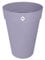 elho Loft Urban Rund Hoch 35 - Blumentopf für Außen - Ø 33.5 x H 45.3 cm - Lila/Lavendel Lila
