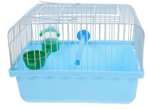 Happyyami Multi-use Tragbarer Vogelkäfig Für Sittiche Futter Und Wasserbehälter Mit Stand Und Zubehör Für Reisen Und Täglichen Gebrauch