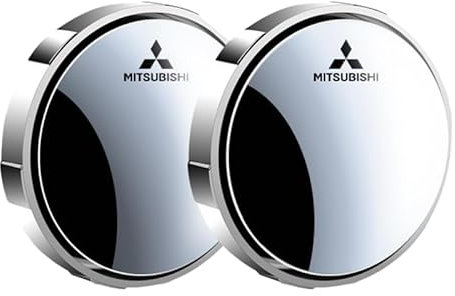 YNEION Auto Toter Winkel Spiegel für Mitsubishi Space Star 2012-2022 Weitwinkel Spiegel Runde Konvexem Rückspiegel 360° Drehbarer Verstellbarer HD Glas wasserdichte Zubehör