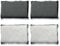 Auto Innenraum Reinigungstuch, 4 Stück Schwamm Microfaser Reinigungspads Reinigungs Scrub Pads Waschbar Zubehör Autopflege Dusting Sponge Autoschwamm für Innen Reinigung Pflege