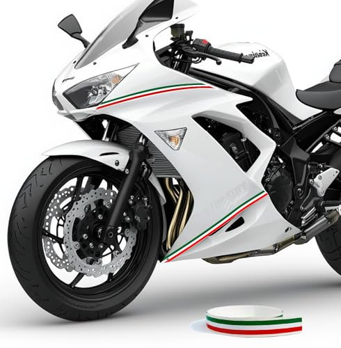 Stripe Strisce Adesive per Auto Moto Tricolore Italia 1,5 cm x 120 cm