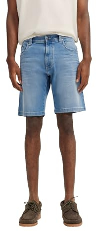 bugatti Herren Jeans-Bermuda 3138D-76604C Shorts, Sommer, bequem, modern, Denim, Freizeit, robust