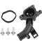 Crozgan Thermostat Housing Water Pump Outlet Thermostat Housing Coolant Flange Water Outlet Housing With Gasket for Vauxhall OPEL Meriva Adam Corsa Astra D E B J 1.2 1.4L 1338487 25192985