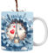 Xinhuju Paris Tower Mug - Gobelet d'eau 3D France Paris Tour en céramique pour café, thé, milk, beverage