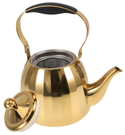 Alipis Théière En Acier Inoxydable Avec Passoire 1 5 L Pour Hôtel/restaurant/bouilloire Dextérieur