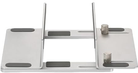 alloneslife Base de refrigeración antideslizante de aluminio que ahorra espacio para 2024 con refrigeración mejorada y fácil acceso al puerto