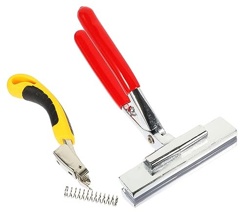 Ciieeo 1 Ensemble Pince à Toile Robuste Outil de Retrait des Agrafes de Pince à Étirer Retire Agrafes pour Peinture pour Artistes les Studios