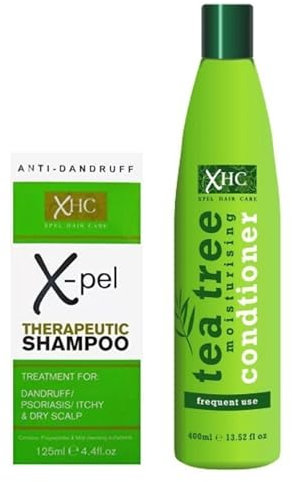 Xpēl XHC - Medicated Shampoo & Tea Tree Moisturising Conditioner | 300mL+400mL [BUNDLE]
