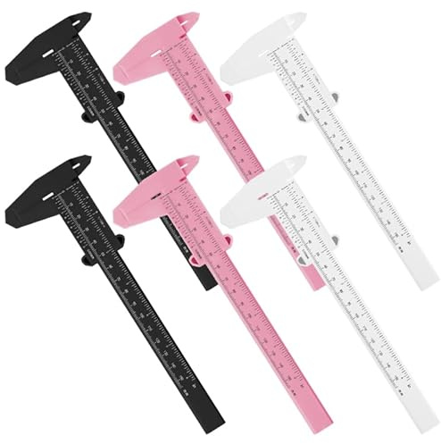 Beaupretty 6 Piezas Regla De Cejas PláStica Para Microblading Y Maquillaje | PláStico Duradero, 6 Piezas Incluidas, Uso Para Cejas Y Tatuajes, FáCil De Leer Y Usar