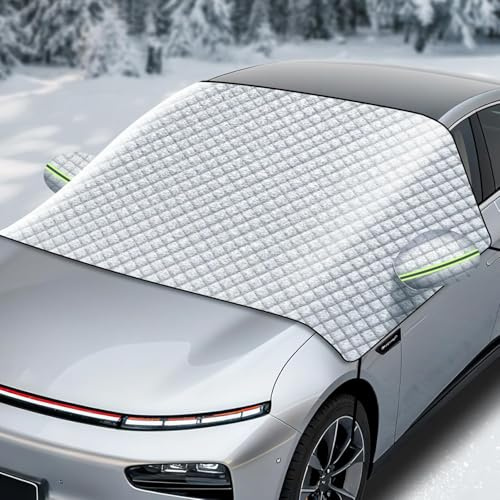 WANGAIDCE Frontscheibenabdeckung für Smart #1 2023-2025, Scheibenabdeckung Auto Winter Frostabdeckung Sonnenschutz Auto Frontscheib Autoscheibenabdeckung, 150 x 100cm