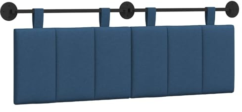 vidaXL Hängendes Kopfteil Stoff, Schlafzimmer, Rechteckig, Modern, Wandmontage, Anpassbares Kopfteil, Ergonomisch, Platzsparend, Akzentpaneel