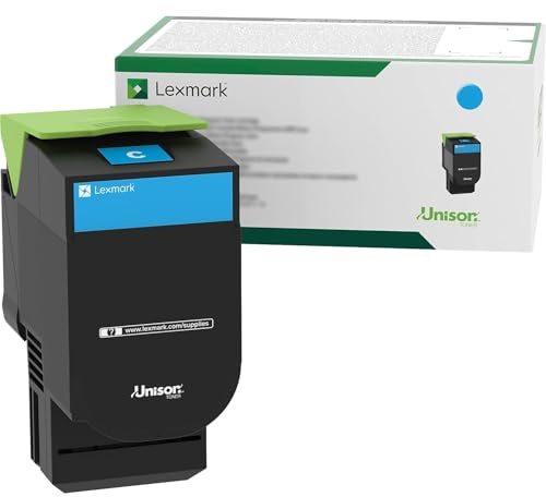 Lexmark 701 Cyan High Yield Toner Cartridge (70C1HC0)