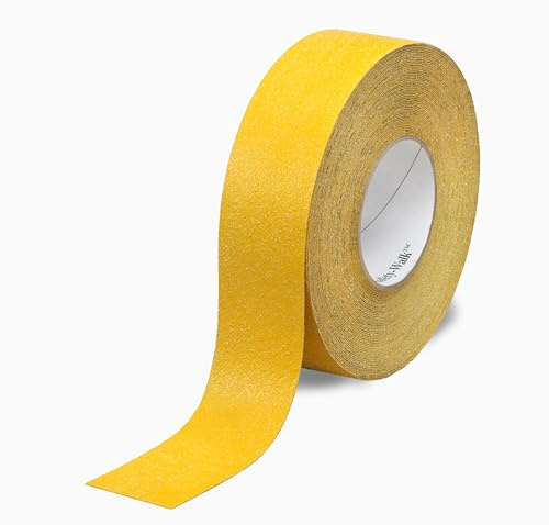 3M Safety Walk - Nastro antiscivolo, Giallo, 50 mm x 18.3 m, 1 pezzo