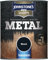 Johnstone's - Speciality Hammered Effect Paint - Black - Tough & Durable Paint - Suitable for All Metal Surfaces - Long Lasting Protection - Coverage per Litre 7m2 - 750ml