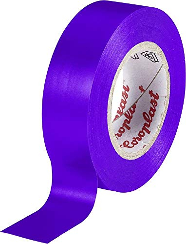 Coroplast 302 302-25-VT - Cinta aislante (25 m x 19 mm), color morado
