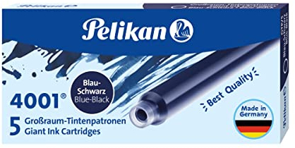 Pelikan 310607 Tintenpatronen 4001 GTP/5, 5-er Pack, blau/schwarz