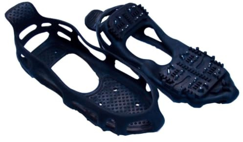 Streetwize - Snow/Ice Shoe Grips - Fits UK Sizes 9.5-12 - Lightweight & Compact Design | Steel Studs | Winter Travel Grips | Anti-Slip Shoe Clips | Winter Walking Traction | Hiking Cleats (SWWR16)