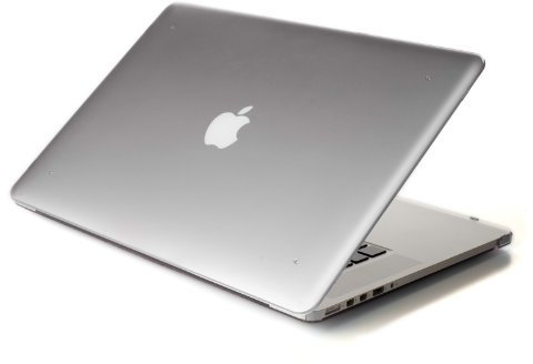 mCover Coque Semi-Matte pour Macbook Pro 15 avec Retina Display (Modèle A1398 sans Lecteur de DVD) - Transparent (avec Un Europe Skin de Clavier Transparent Gratuit)