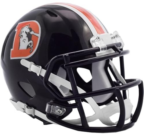 Denver Broncos NFL Mini Speed Football Helmet 2016 Color Rush by Riddell