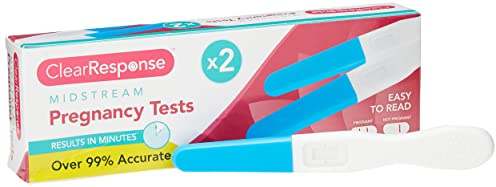 Treat&Ease Clear Response Midstream Pregnancy Tests, Twin Pack X2 Tests