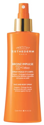 Institut Esthederm - Bronz Impulse - Spray per Viso e Corpo - Assicura un'Abbronzatura più Rapida, Intensa e Duratura - Previene il Fotoinvecchiamento - Spray 150 ml