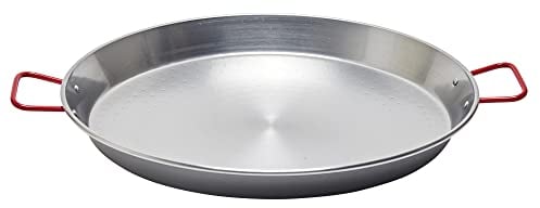 Garcima La Ideal Poêleà paella en acier poli 46 cm