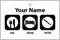 Personalisierter Eat Sleep Write Auto Lufterfrischer