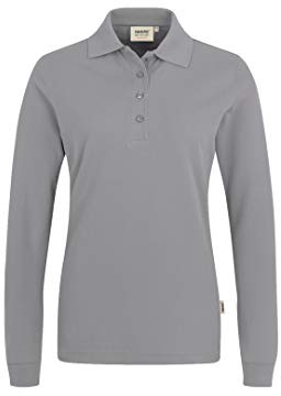 Women-Longsleeve-Poloshirt Performance, Titan, 5XL