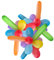 150 Luftballons bunt sortiert unbeduckt, 16 cm / 6 inch