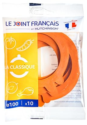 10 Joints de bocaux 100mm│Le Joint Français par Hutchinson│Gamme « La Classique »