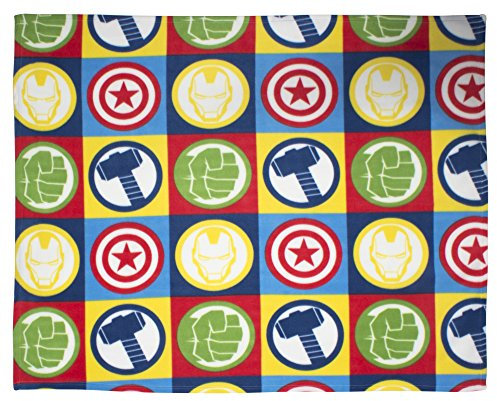 Character World Disney Marvel Vliesdecke/Fleecedecke „The Avengers“, Mehrfarbig