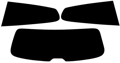 PSSC Pre Cut Rear Car Window Films for VW Scirocco 3 Door Hatch 2008 to 2016 05% Very Dark Limo Tint