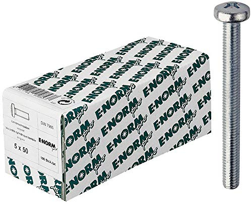 Linsenschraube DIN 7985 m 4x12 zn kp e-normpro