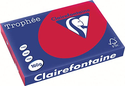 Clairfontaine 1044 Papier für Tintenstrahldrucker, Rot