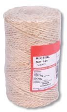 Flores Cortés Bobine de ficelle en sisal pour emballage 2c 240 m