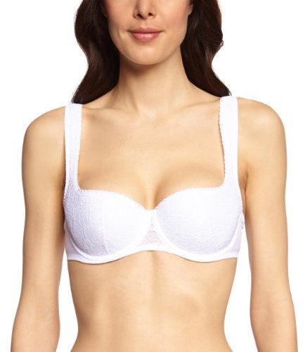 Susa Reggiseno da Donna (Push-up) 7592, Semi-Velato, Bianco (3), 7A